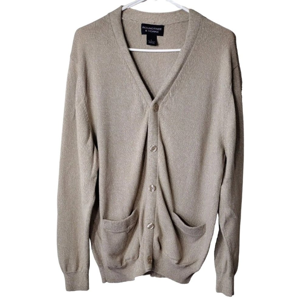 Roundtree And Yorke Cardigan Mens Large